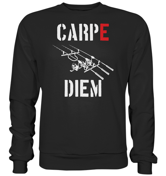 CARPE DIEM - Karpfenangler Karpfen Carp - Basic Sweatshirt