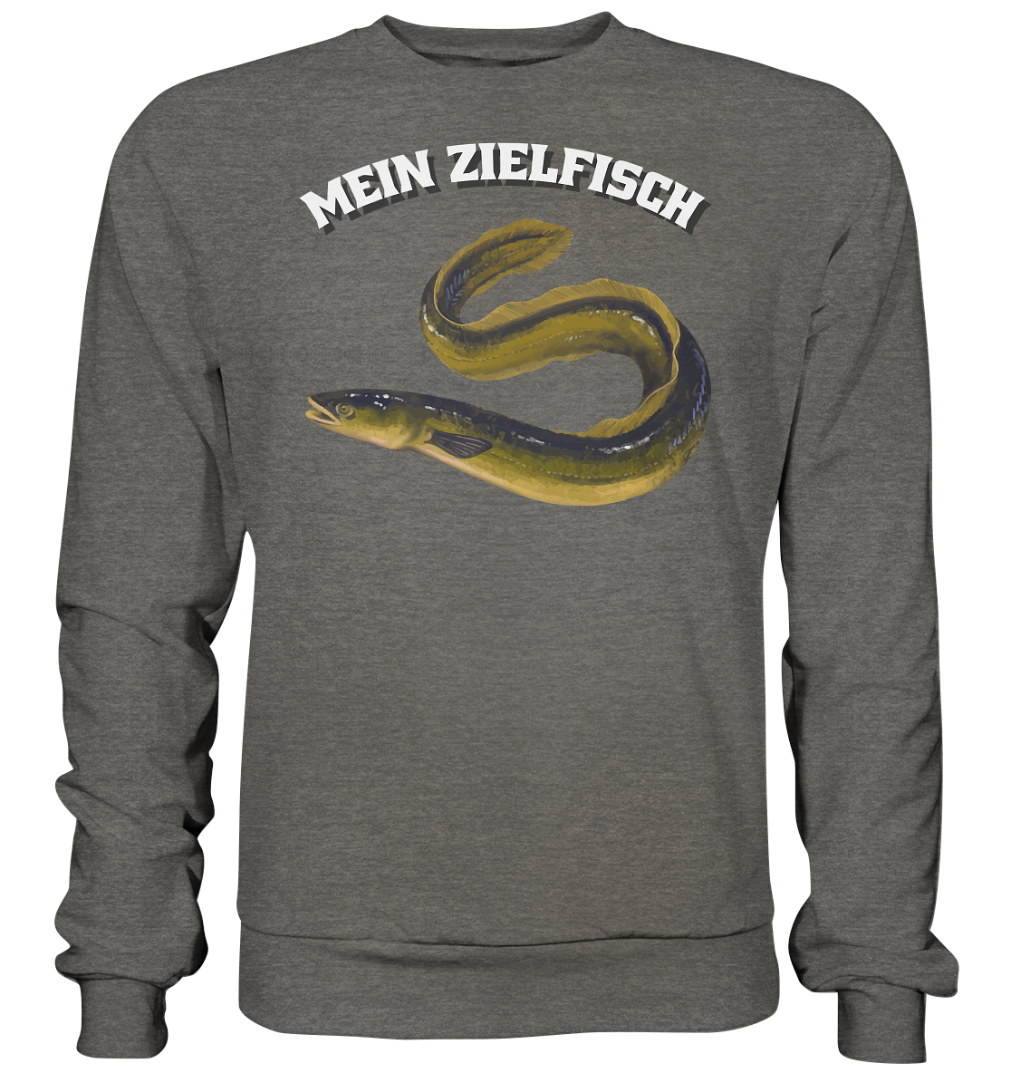 Mein Zielfisch Aal - Basic Sweatshirt