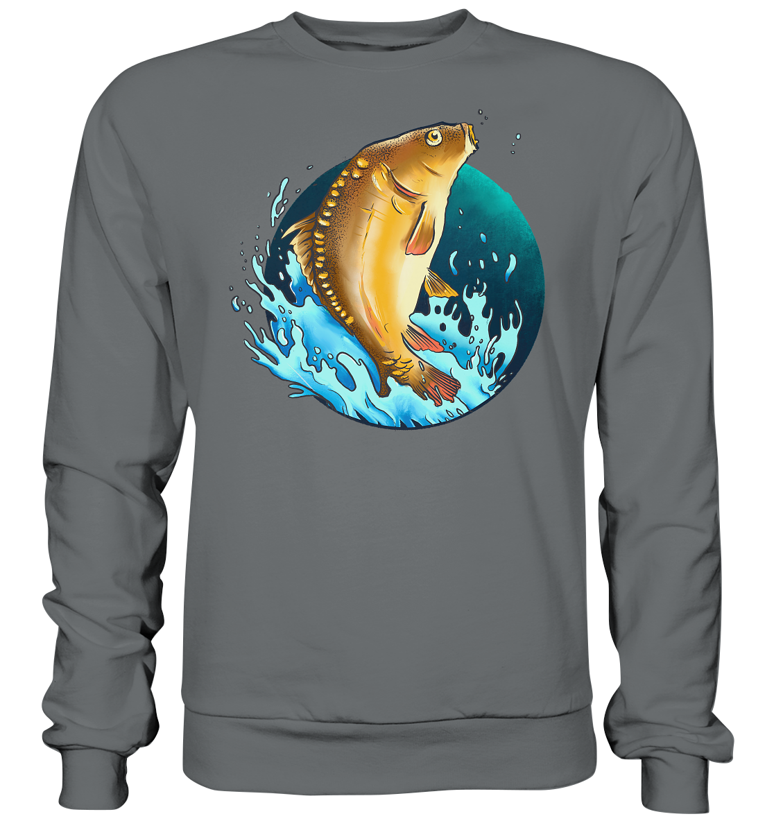 Springender Karpfen - Basic Sweatshirt