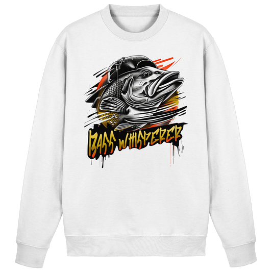 Bass Whisperer Sweatshirt – Barsch Angler Pulli Fishing Raubfisch Angeln