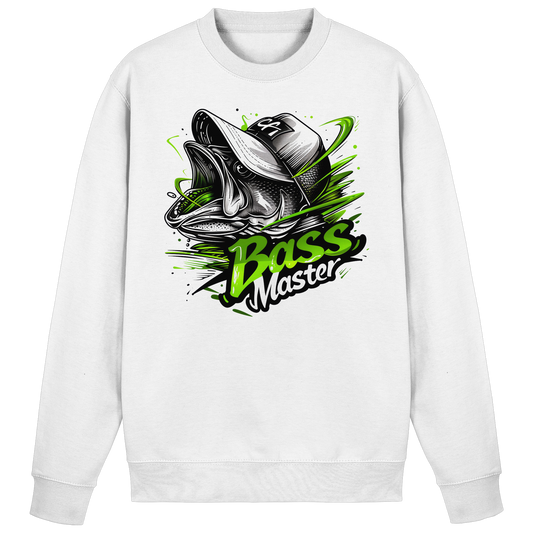 Bass Master Sweatshirt Barsch Schwarzbarsch Angler Fishing Raubfisch Angeln