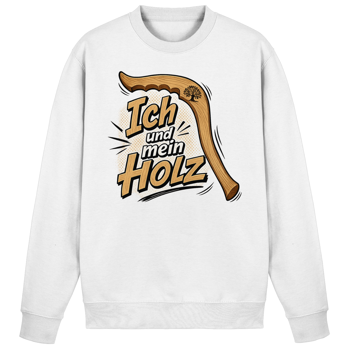 Wallerholz „Ich und mein Holz“ Wallerangler & Welsangler Sweatshirt