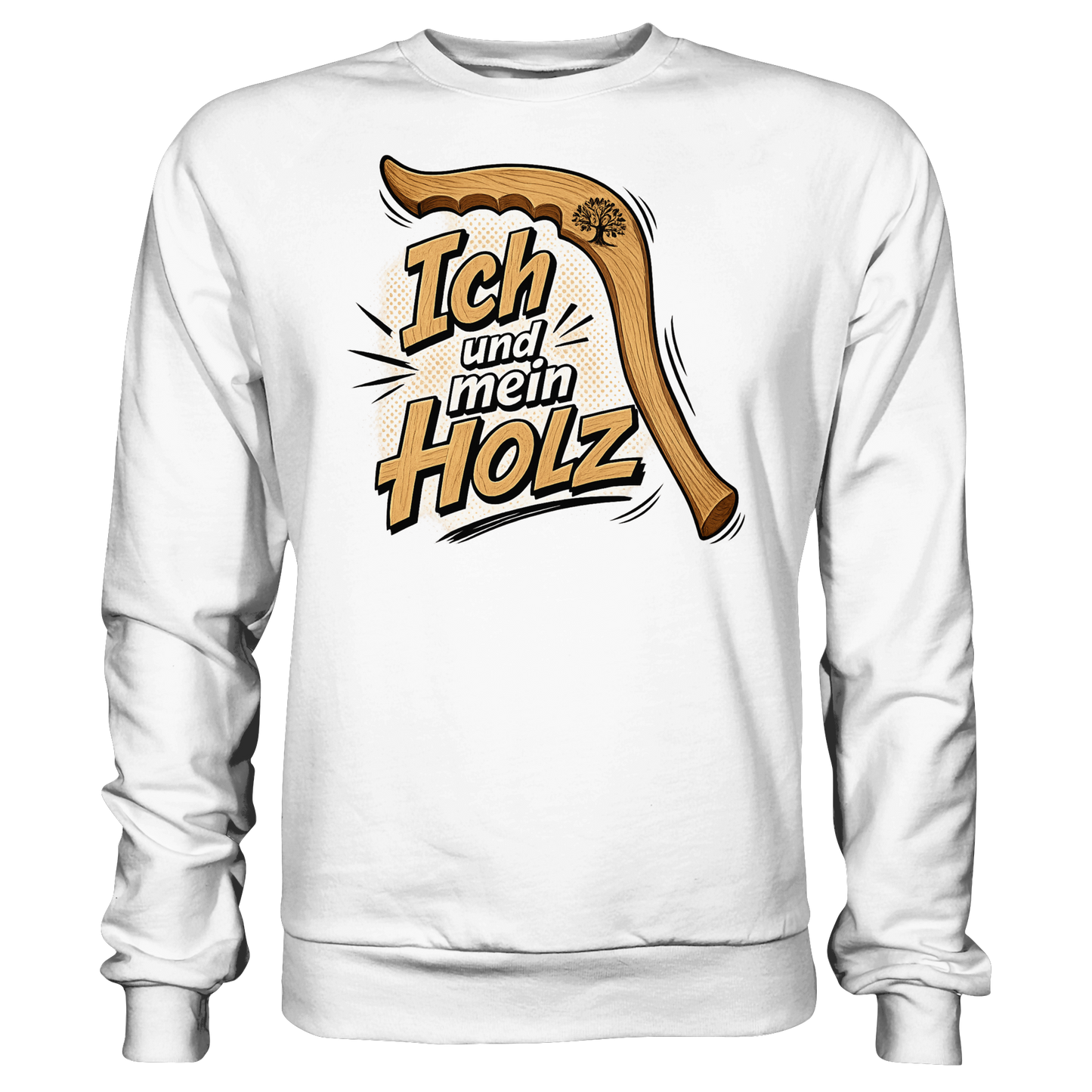 Wallerholz „Ich und mein Holz“ Wallerangler & Welsangler Sweatshirt