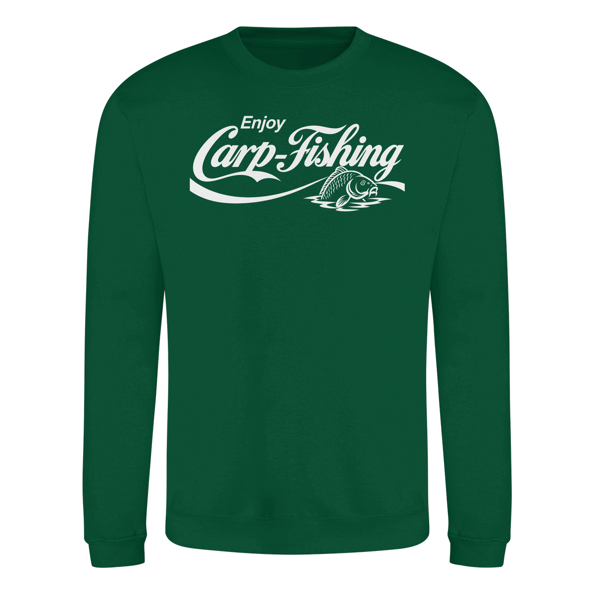 Enjoy Carp Fishing Sweatshirt – Karpfenangler Pulli für echte Carp Fishing Fans