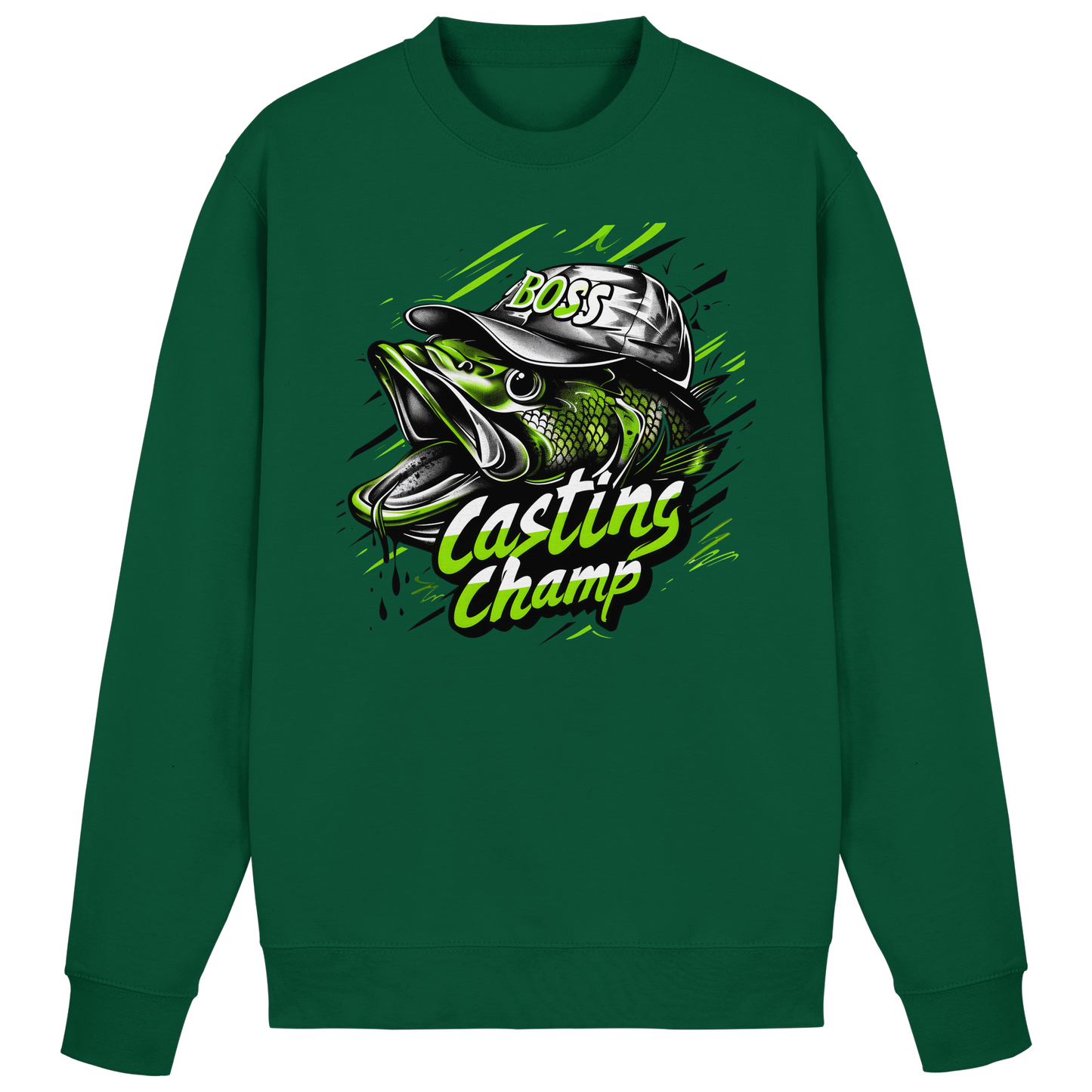 Casting Champ Sweatshirt – Angler Fishing Barsch Casting Raubfisch Angeln