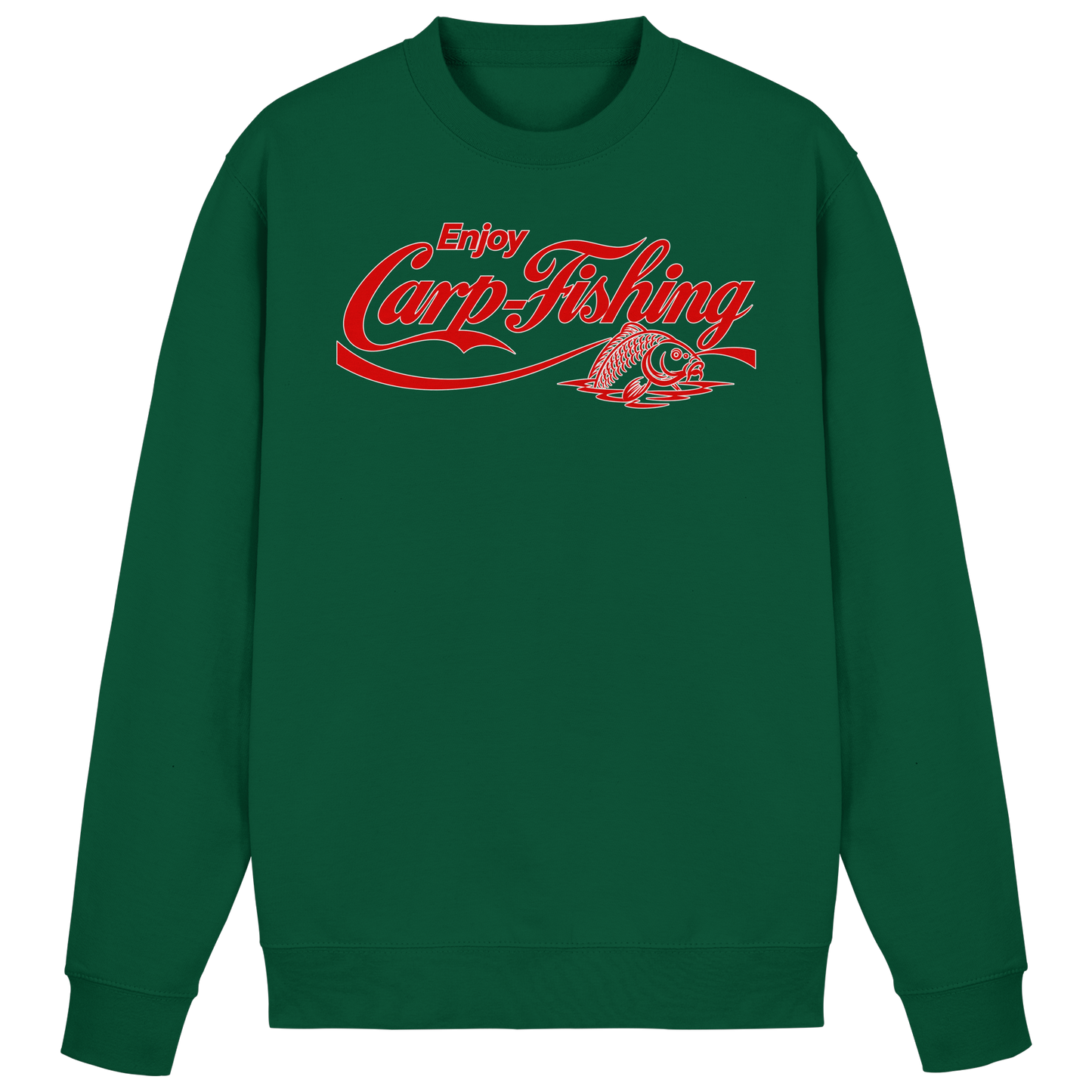 Enjoy Carp Fishing Sweatshirt – Karpfenangler Pulli für echte Carp Fishing Fans