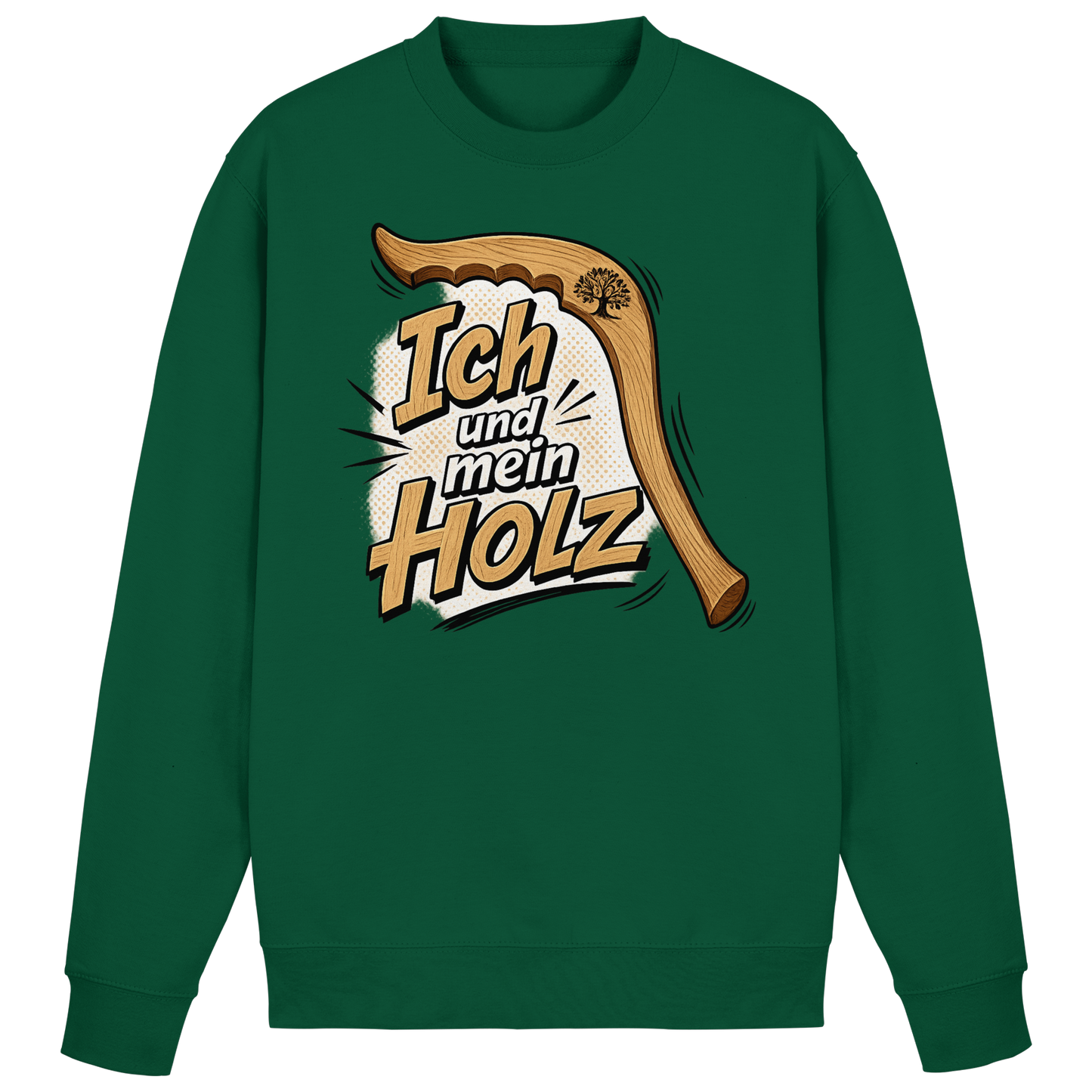 Wallerholz „Ich und mein Holz“ Wallerangler & Welsangler Sweatshirt