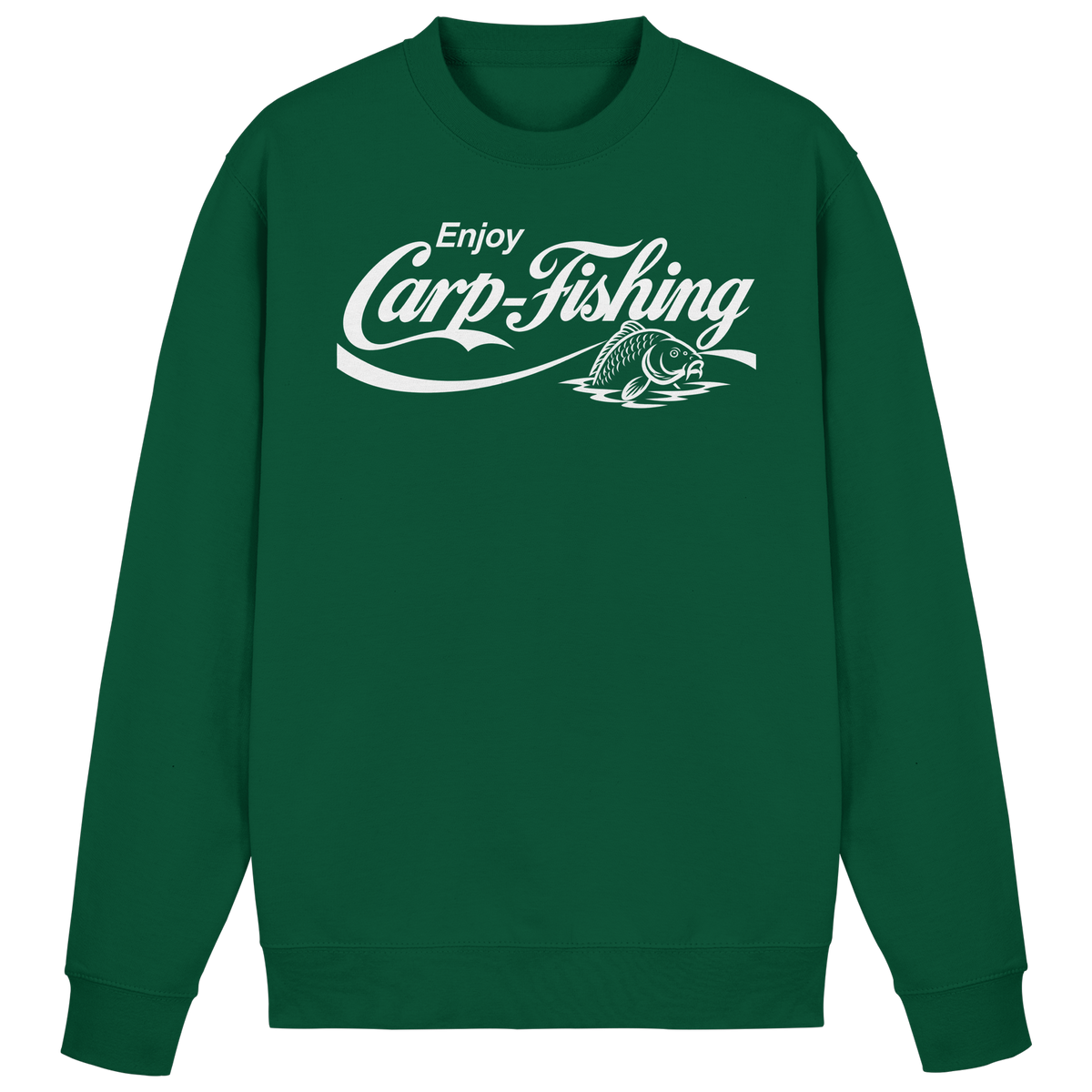 Enjoy Carp Fishing Sweatshirt – Karpfenangler Pulli für echte Carp Fishing Fans