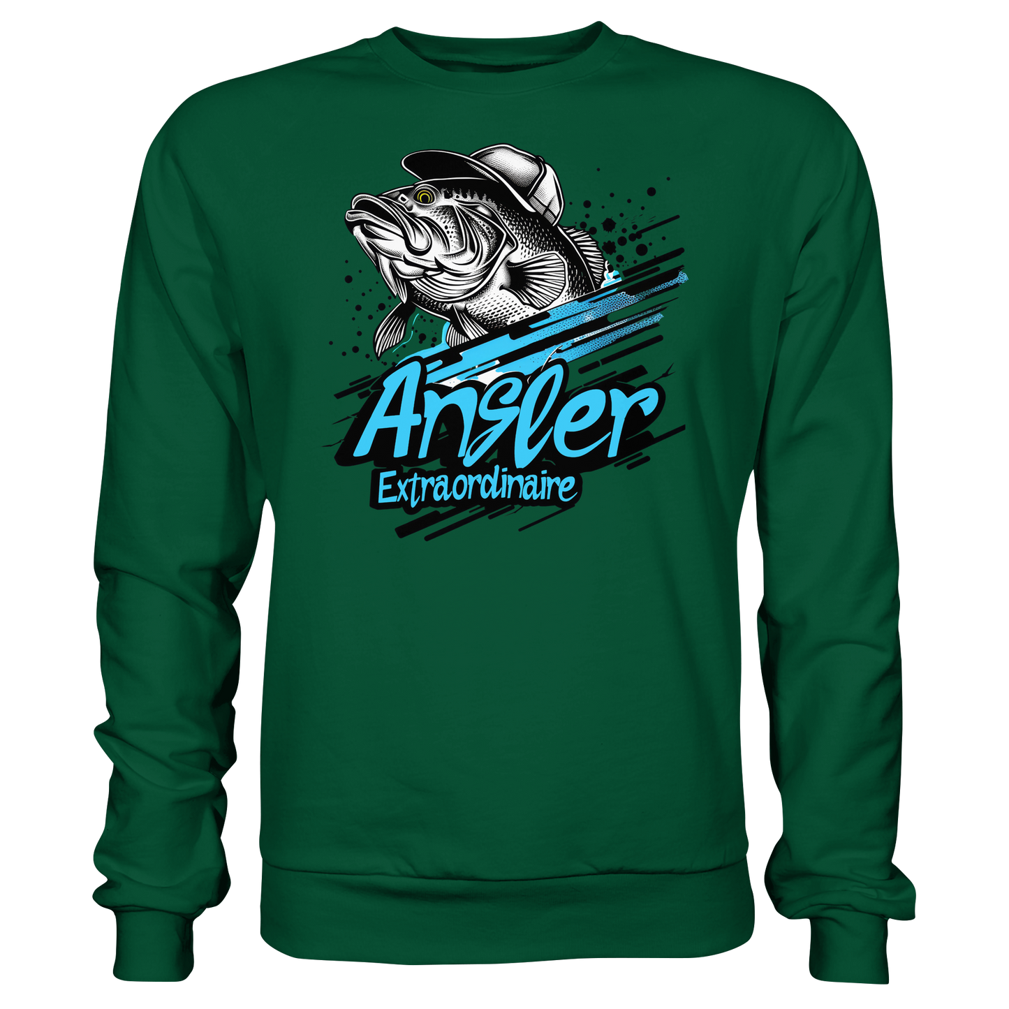 Angler Extraordinaire Sweatshirt – Barsch Bass Angler Fishing Geschenk