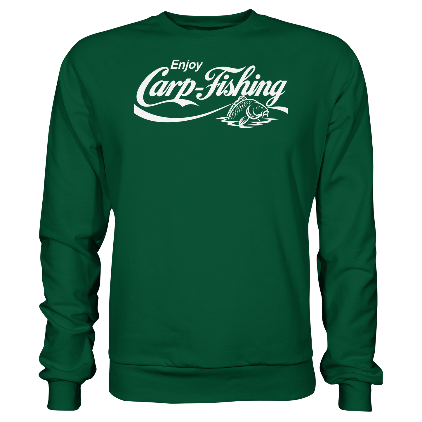 Enjoy Carp Fishing Sweatshirt – Karpfenangler Pulli für echte Carp Fishing Fans
