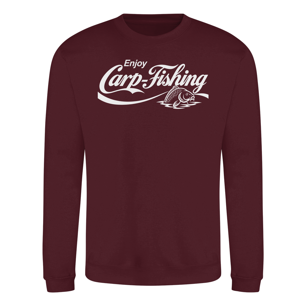 Enjoy Carp Fishing Sweatshirt – Karpfenangler Pulli für echte Carp Fishing Fans