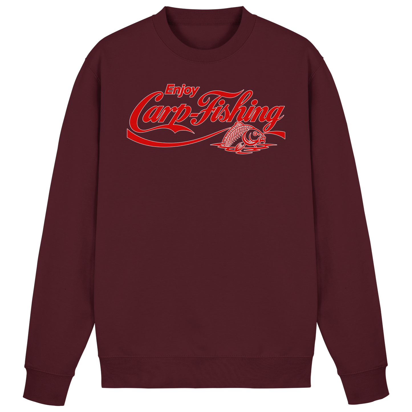 Enjoy Carp Fishing Sweatshirt – Karpfenangler Pulli für echte Carp Fishing Fans