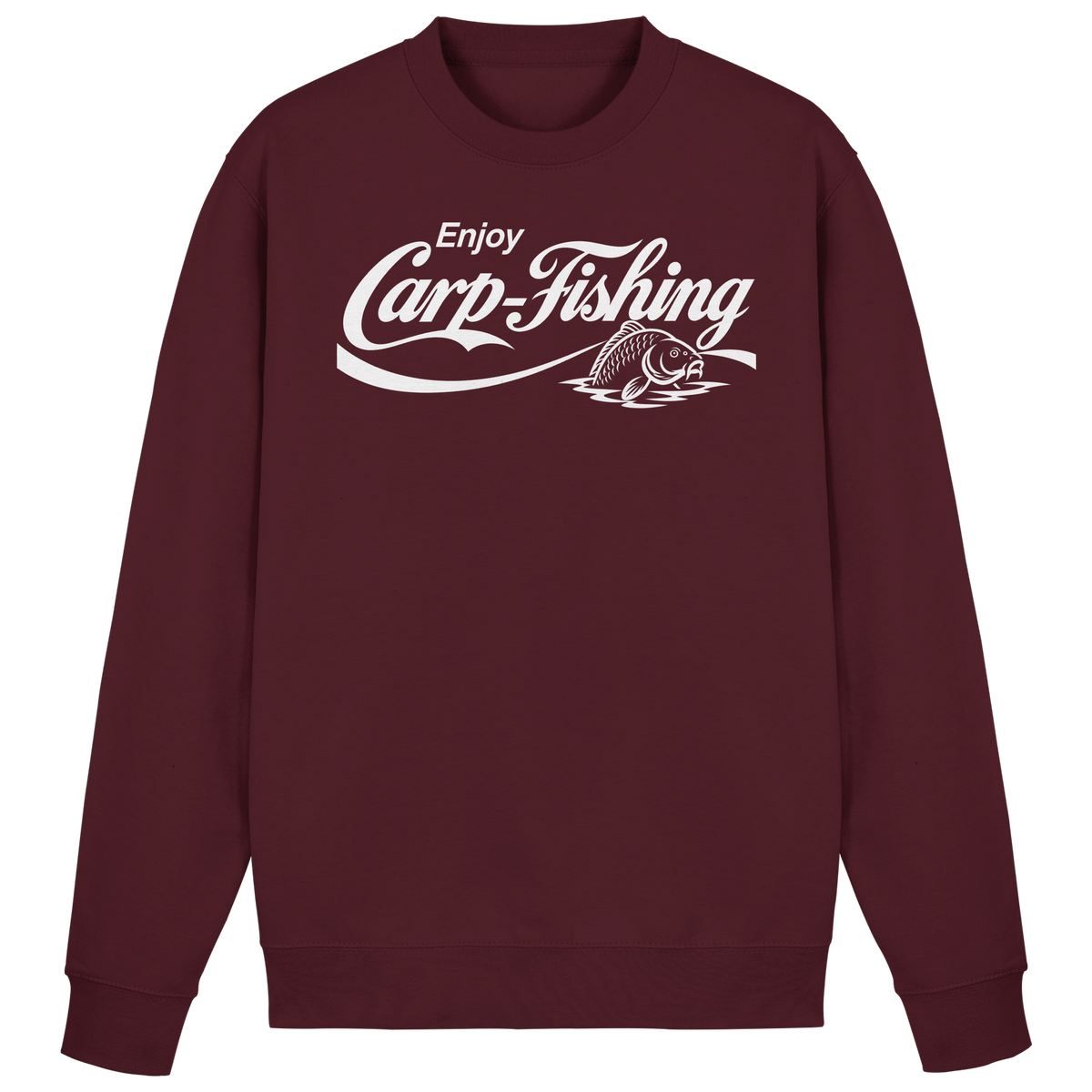 Enjoy Carp Fishing Sweatshirt – Karpfenangler Pulli für echte Carp Fishing Fans