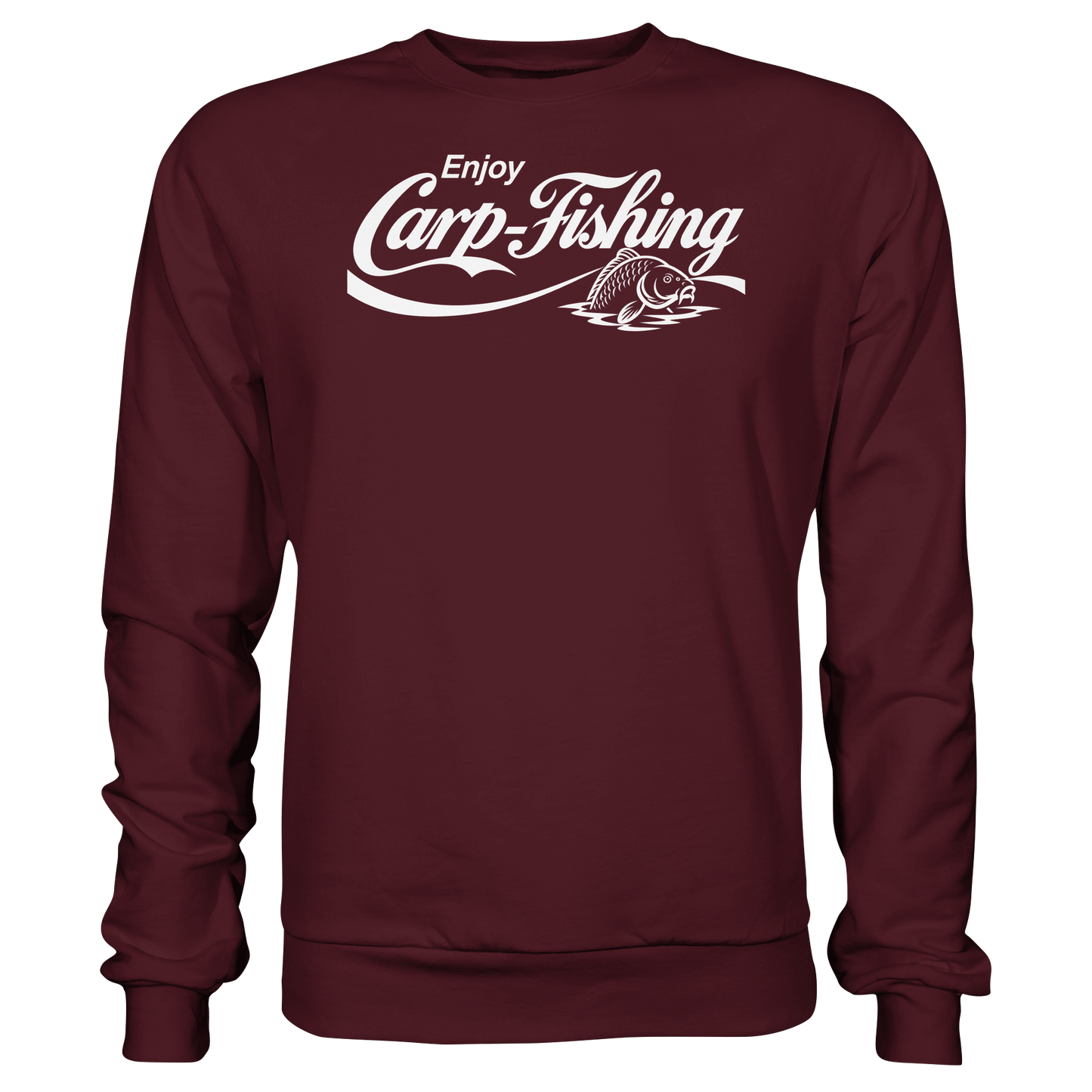 Enjoy Carp Fishing Sweatshirt – Karpfenangler Pulli für echte Carp Fishing Fans