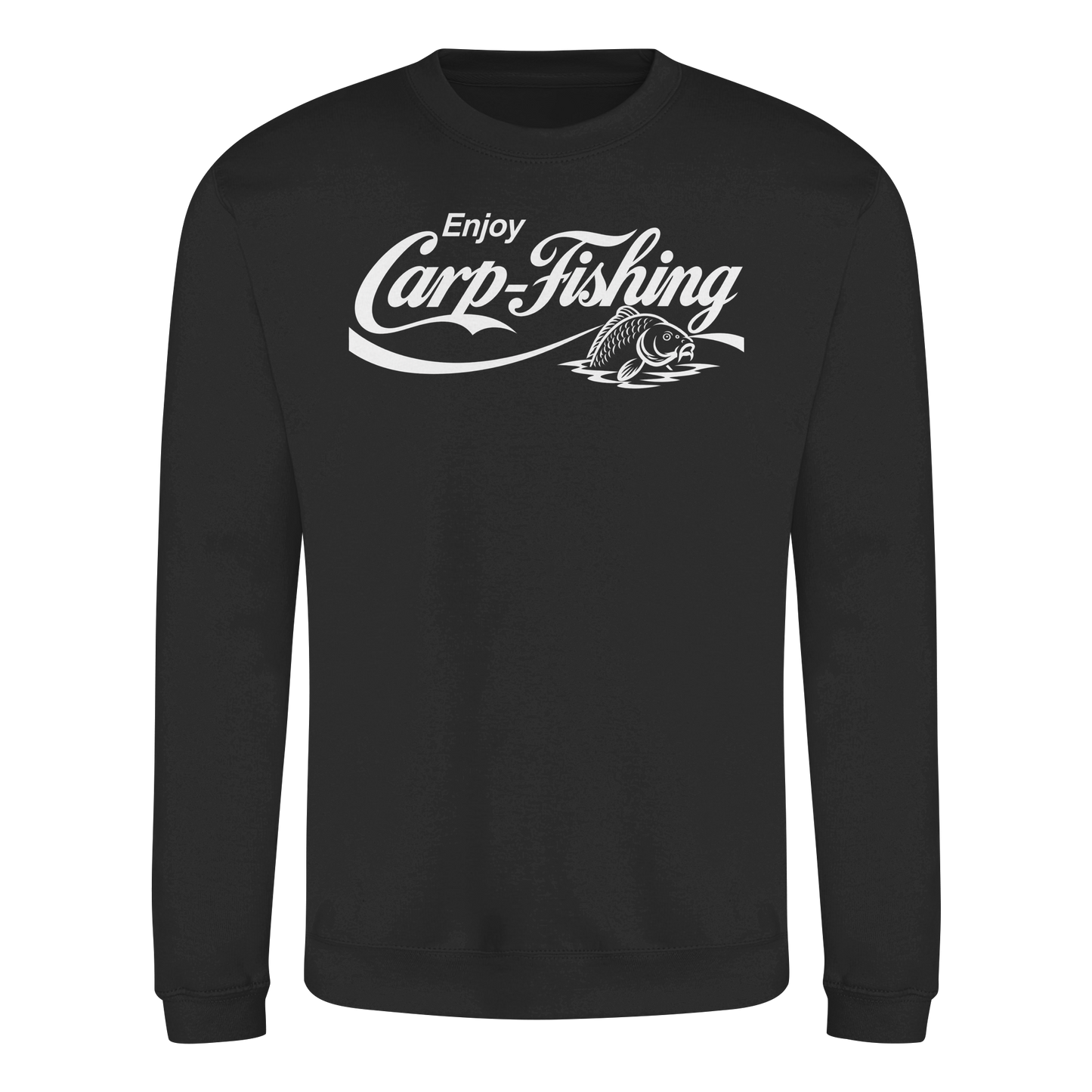 Enjoy Carp Fishing Sweatshirt – Karpfenangler Pulli für echte Carp Fishing Fans