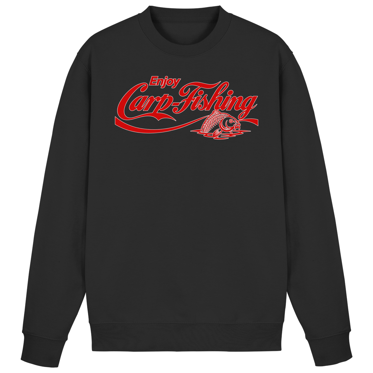 Enjoy Carp Fishing Sweatshirt – Karpfenangler Pulli für echte Carp Fishing Fans