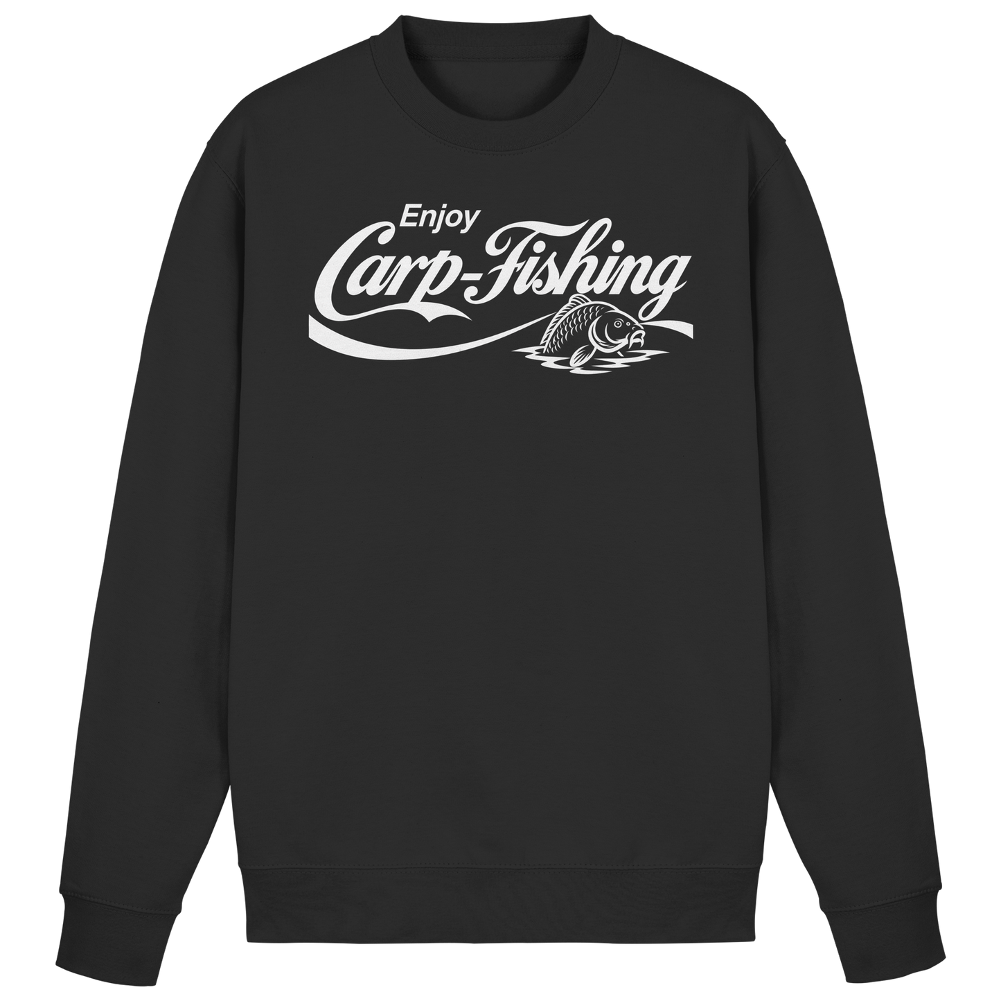 Enjoy Carp Fishing Sweatshirt – Karpfenangler Pulli für echte Carp Fishing Fans