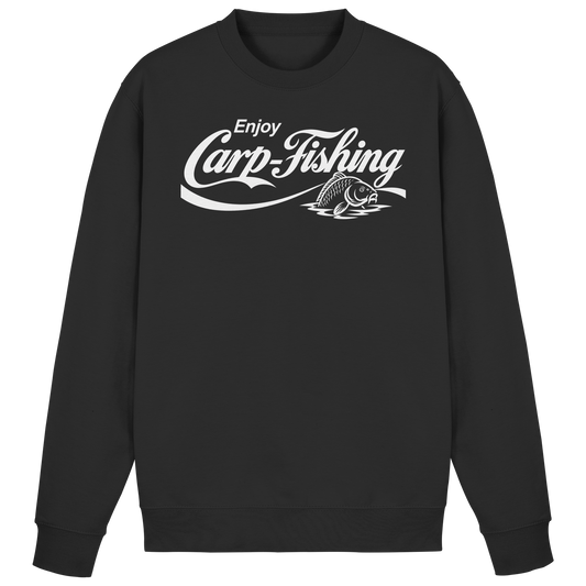 Enjoy Carp Fishing Sweatshirt – Karpfenangler Pulli für echte Carp Fishing Fans