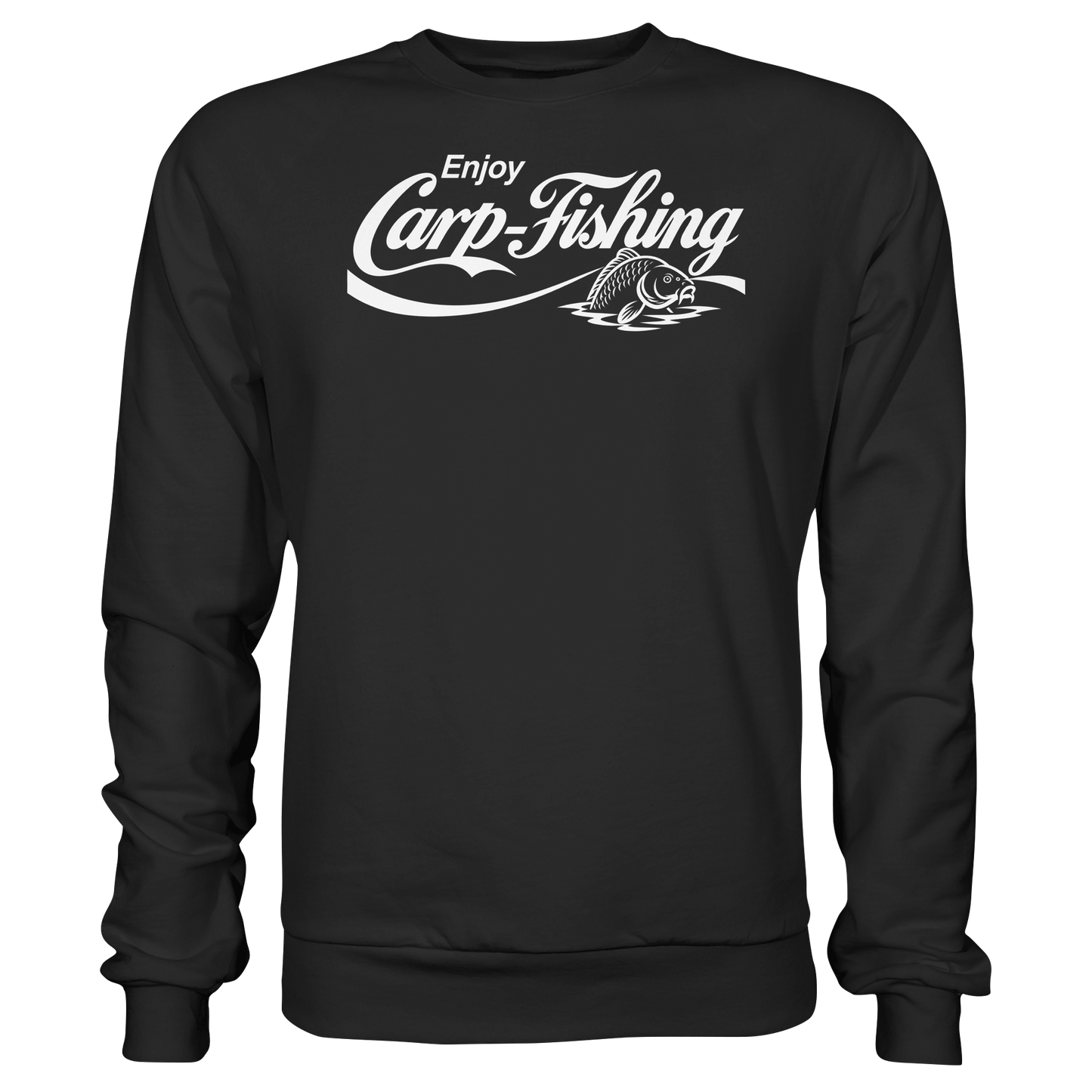 Enjoy Carp Fishing Sweatshirt – Karpfenangler Pulli für echte Carp Fishing Fans