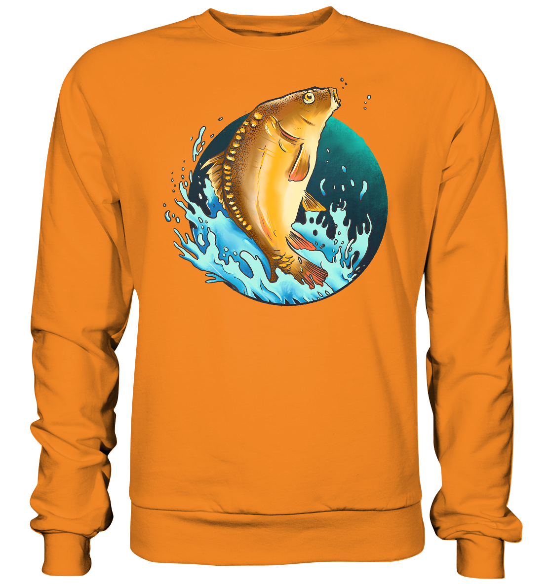 Springender Karpfen - Basic Sweatshirt