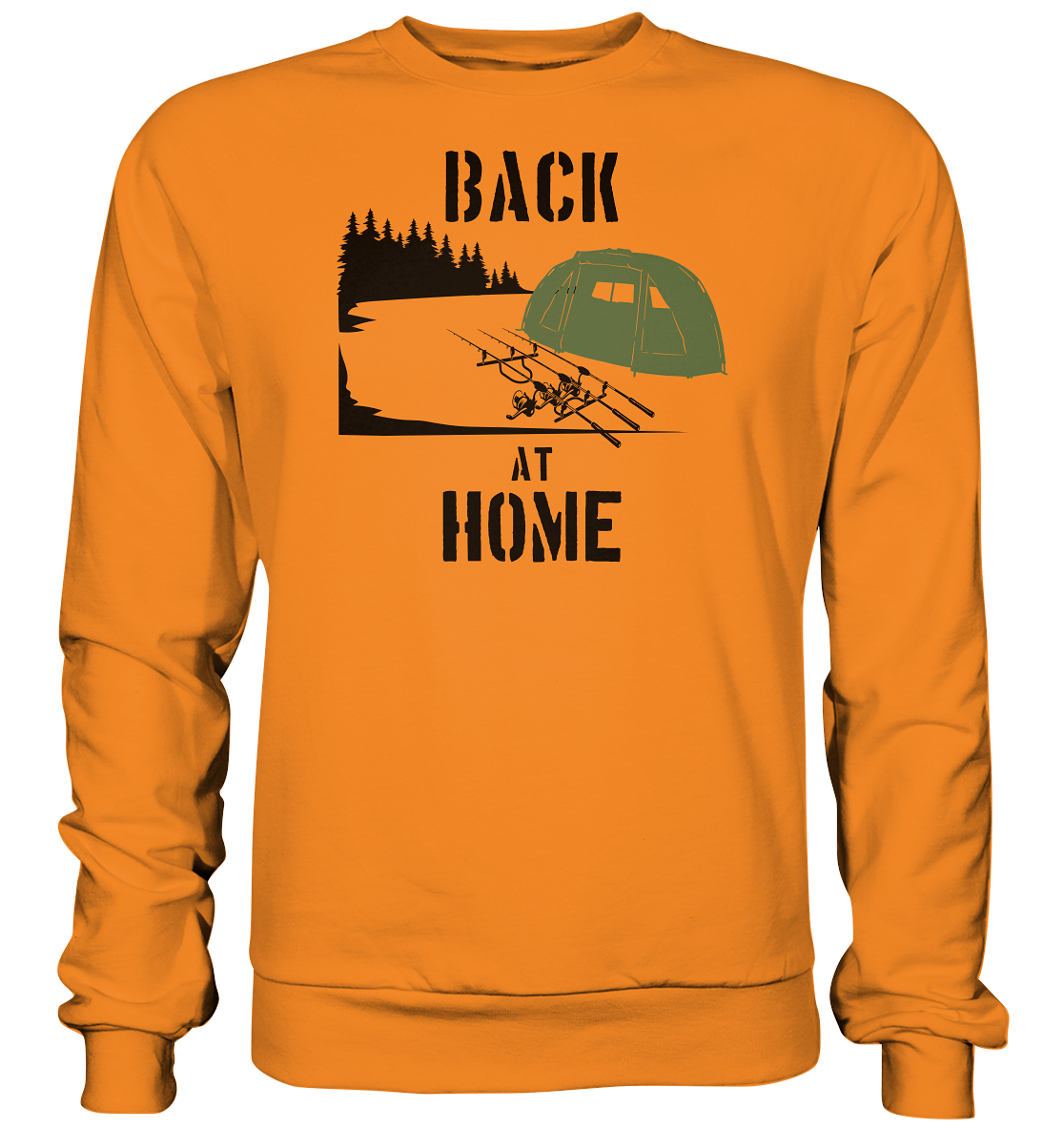 Back at Home - Karpfenangeln - Basic Sweatshirt