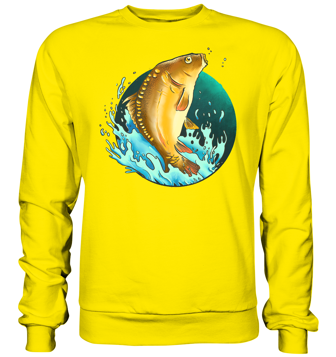 Springender Karpfen - Basic Sweatshirt