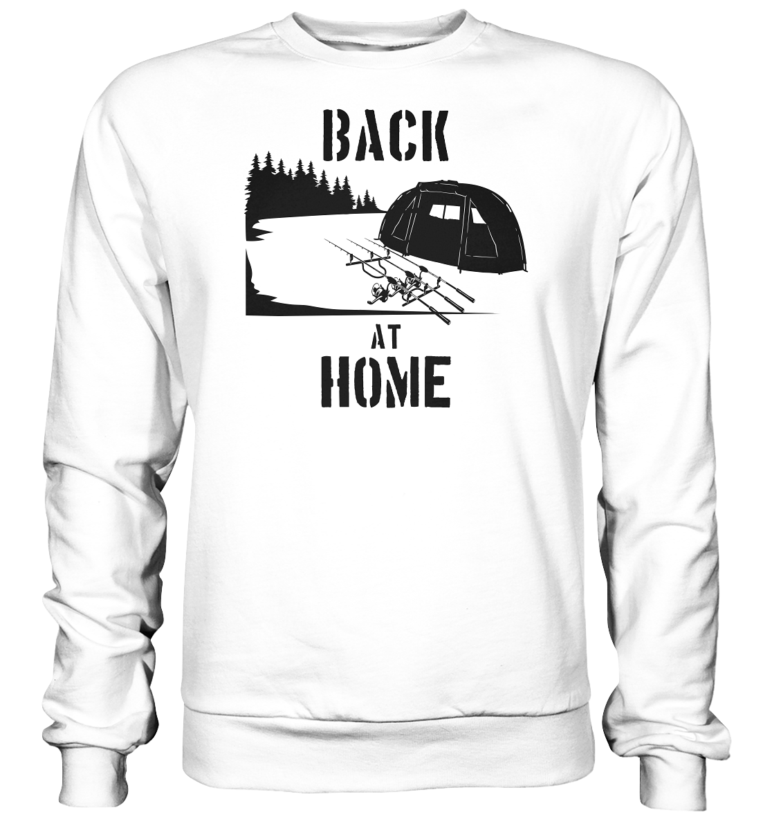 Back at Home - Karpfenangeln - Basic Sweatshirt