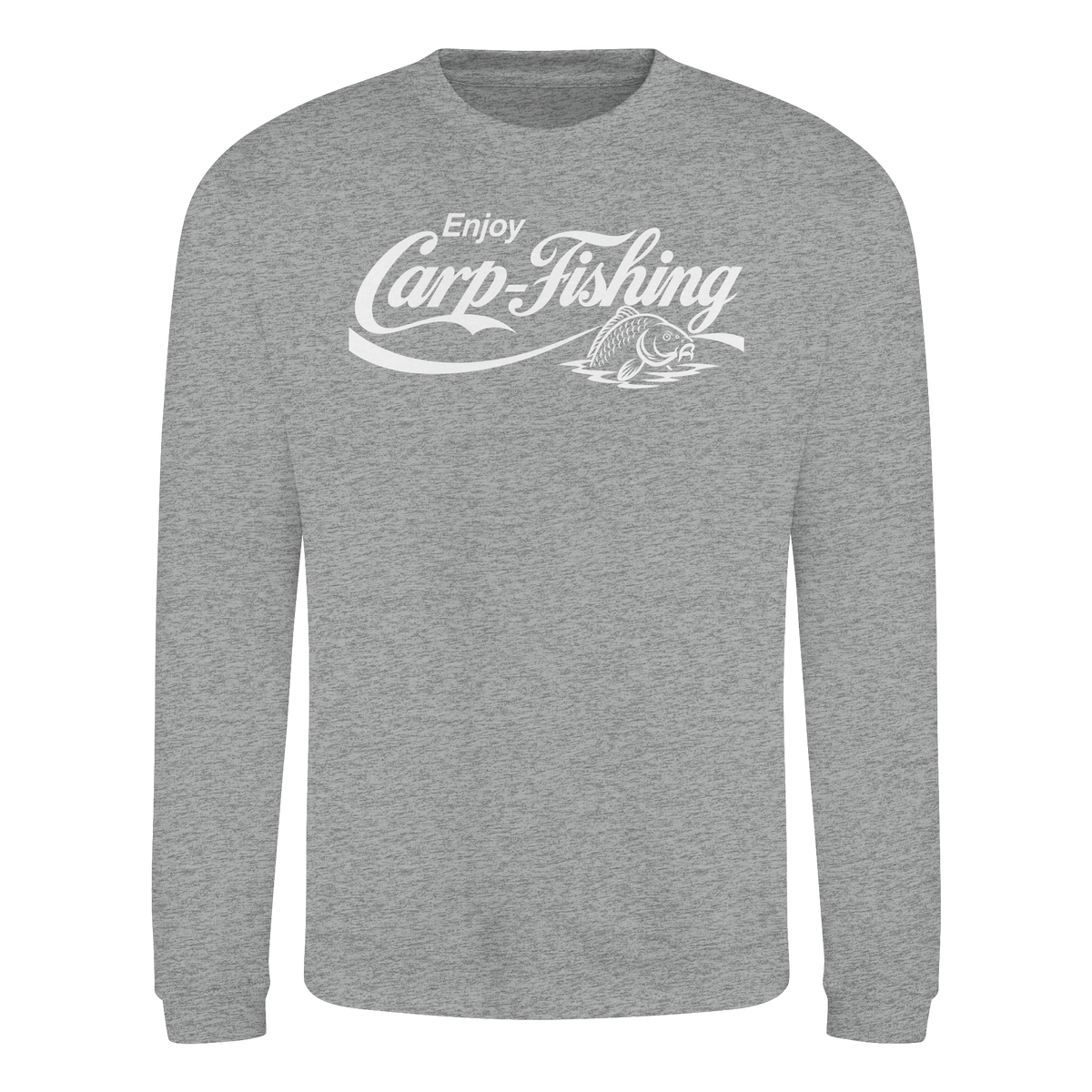 Enjoy Carp Fishing Sweatshirt – Karpfenangler Pulli für echte Carp Fishing Fans