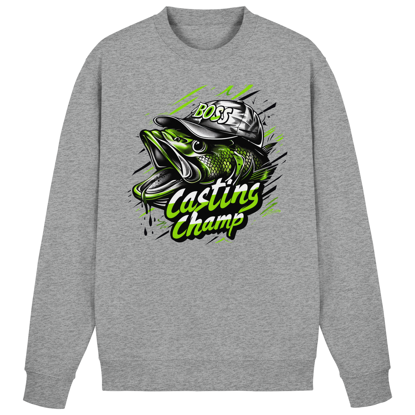 Casting Champ Sweatshirt – Angler Fishing Barsch Casting Raubfisch Angeln