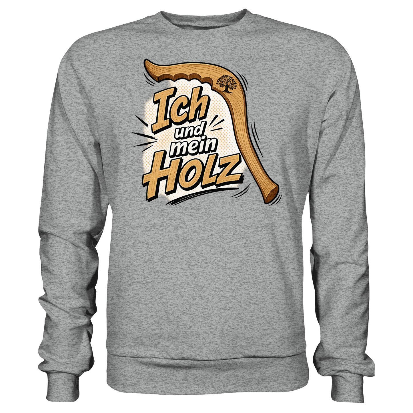 Wallerholz „Ich und mein Holz“ Wallerangler & Welsangler Sweatshirt