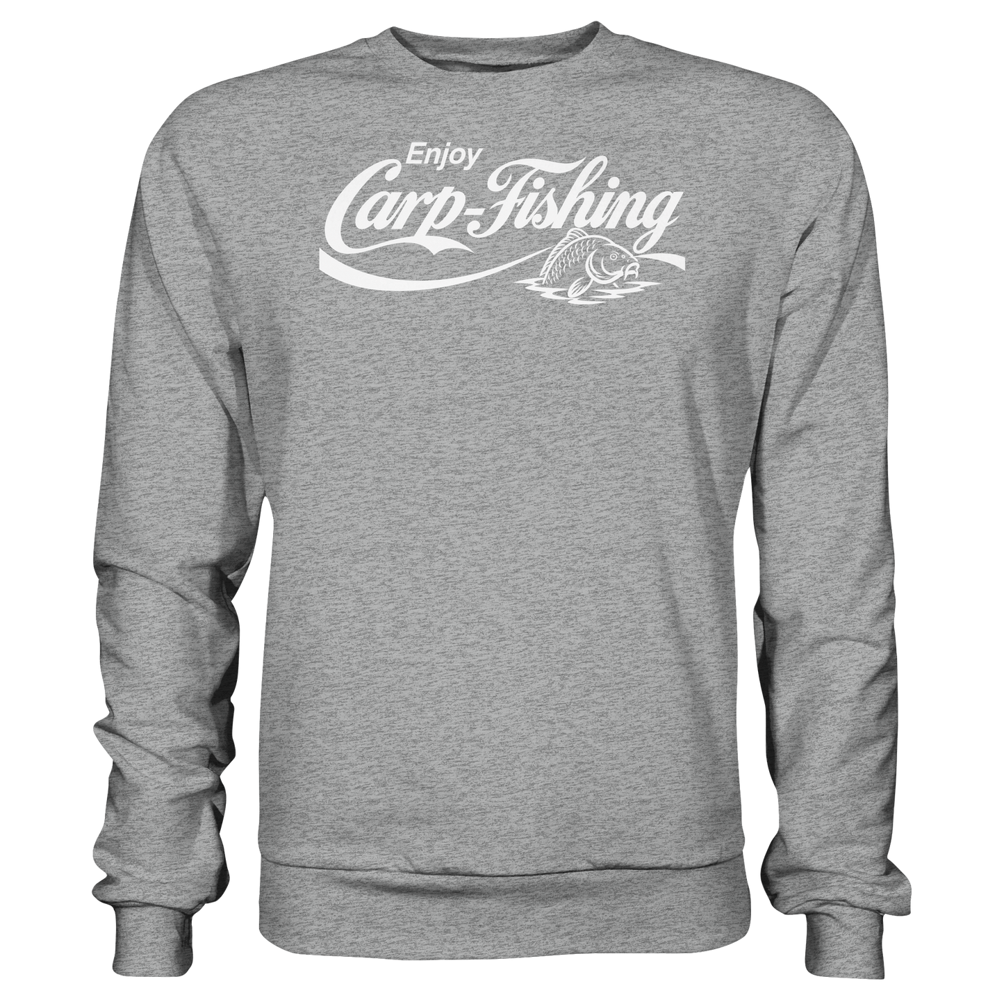 Enjoy Carp Fishing Sweatshirt – Karpfenangler Pulli für echte Carp Fishing Fans