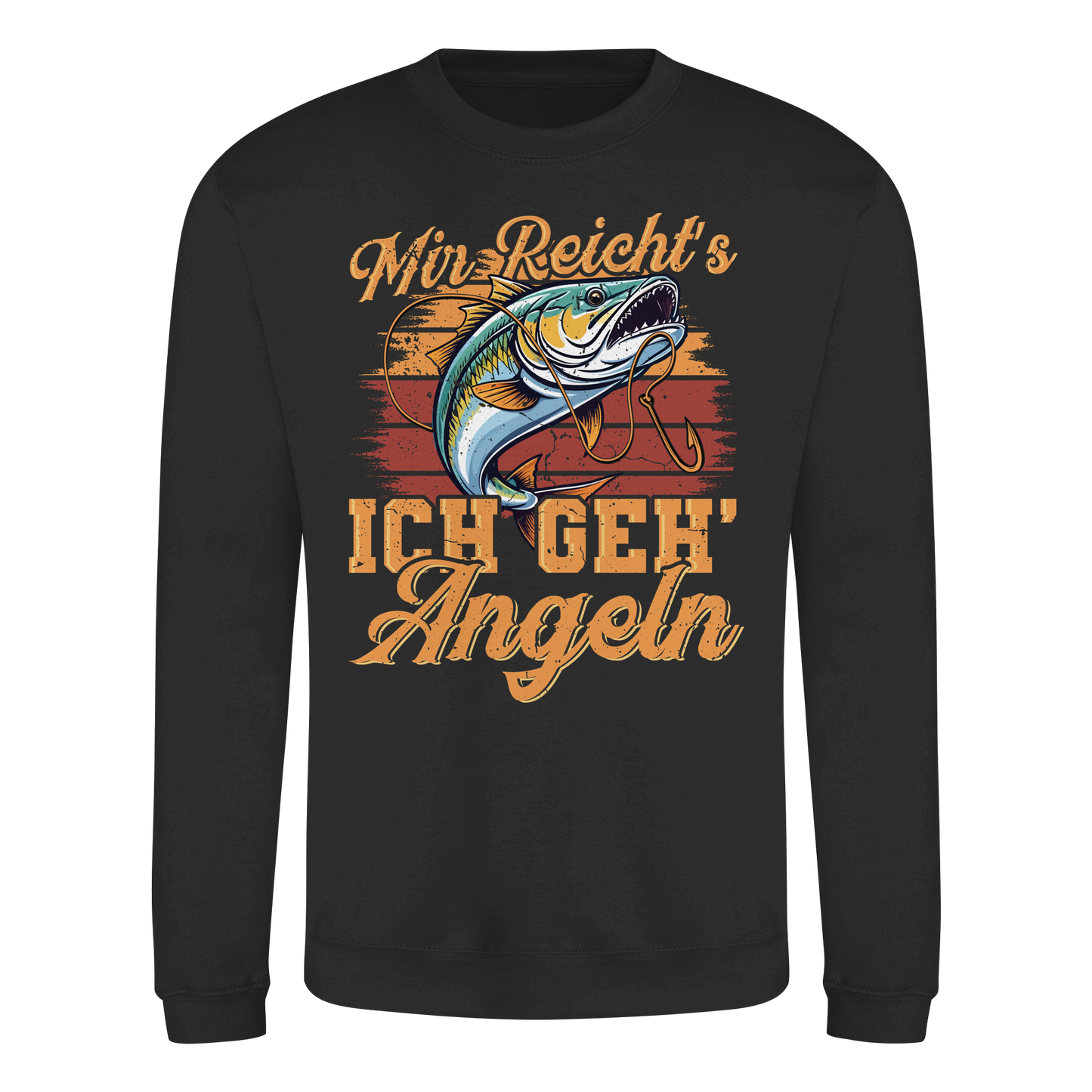 Mir reicht´s ich geh angeln Angler Angelsport Fisch Fischer Karpfen Sweatshirt