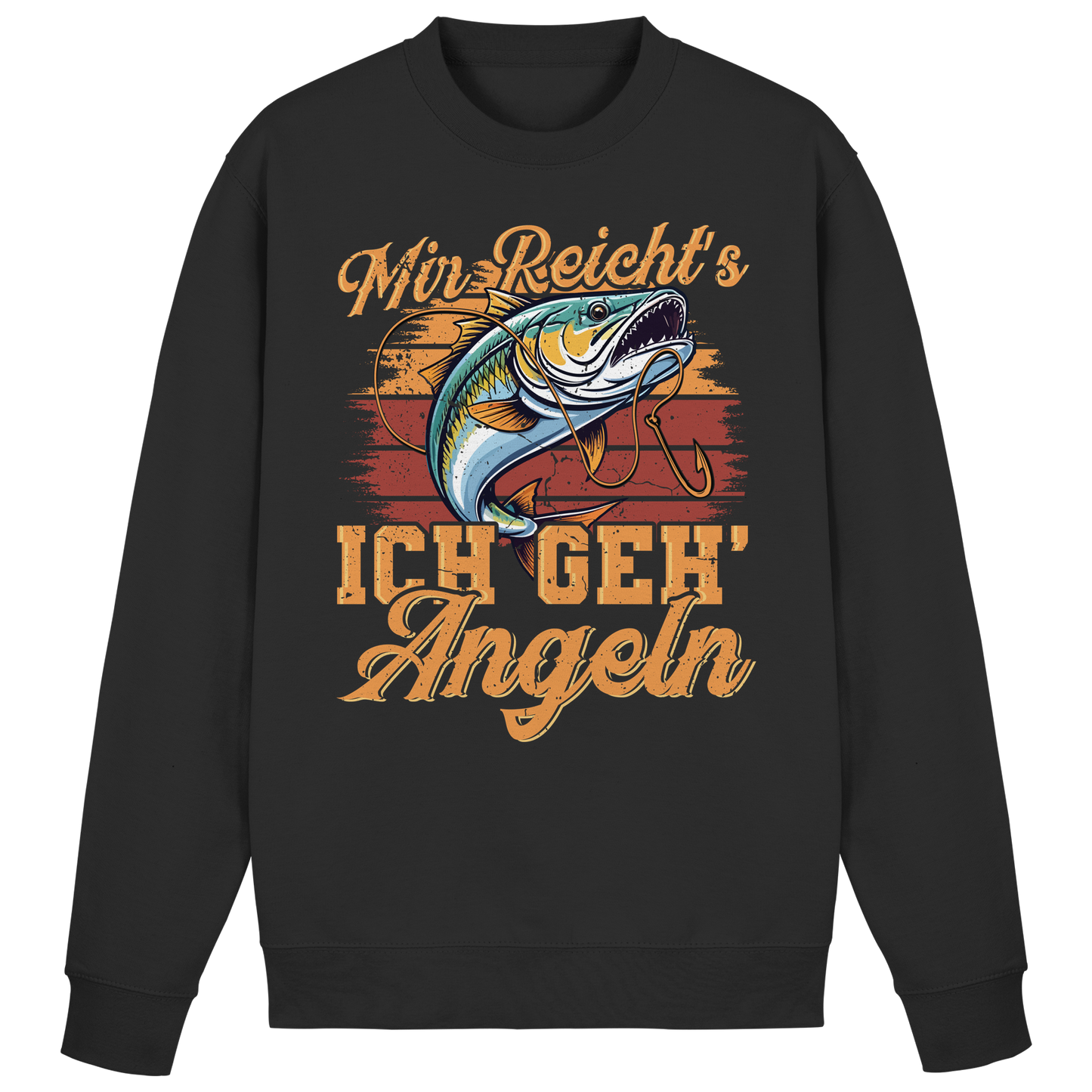 Mir reicht´s ich geh angeln Angler Angelsport Fisch Fischer Karpfen Sweatshirt