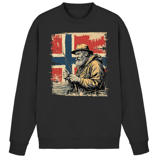 Norway Fishing Sweatshirt Angler Pullover Norwegen Sweater Geschenk