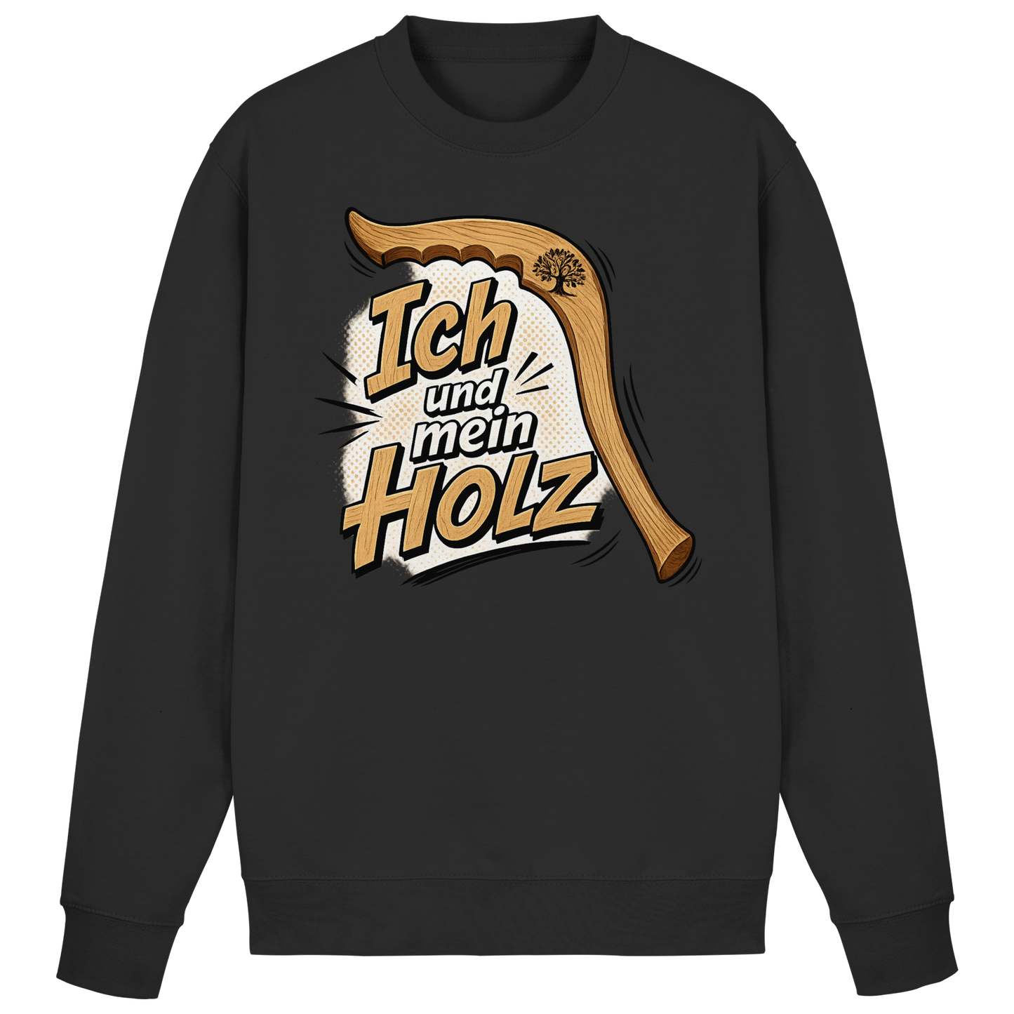 Wallerholz „Ich und mein Holz“ Wallerangler & Welsangler Sweatshirt