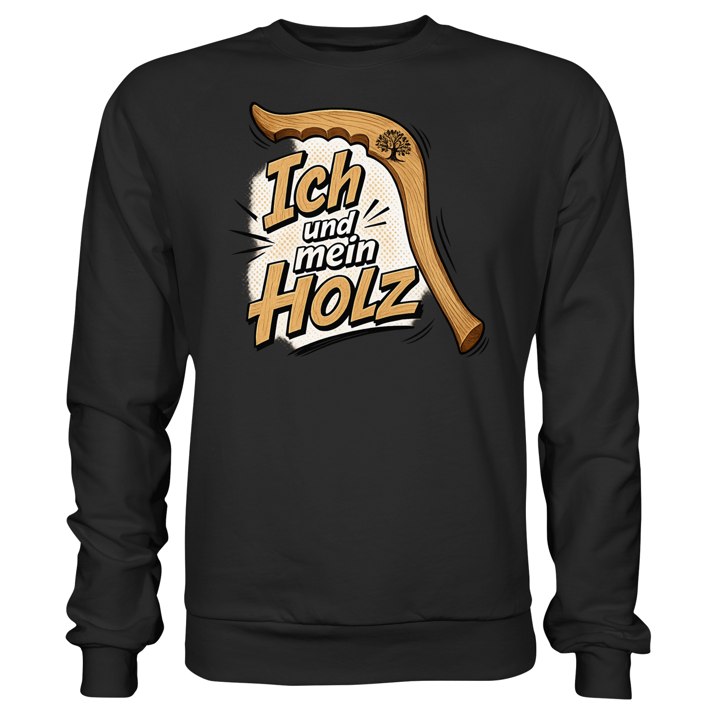 Wallerholz „Ich und mein Holz“ Wallerangler & Welsangler Sweatshirt