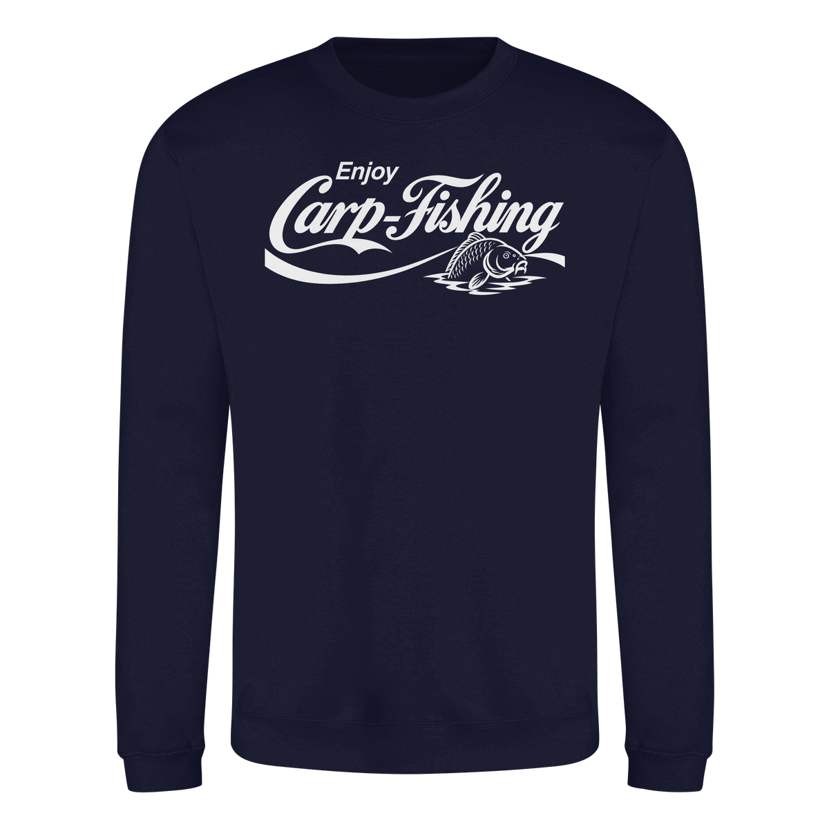 Enjoy Carp Fishing Sweatshirt – Karpfenangler Pulli für echte Carp Fishing Fans
