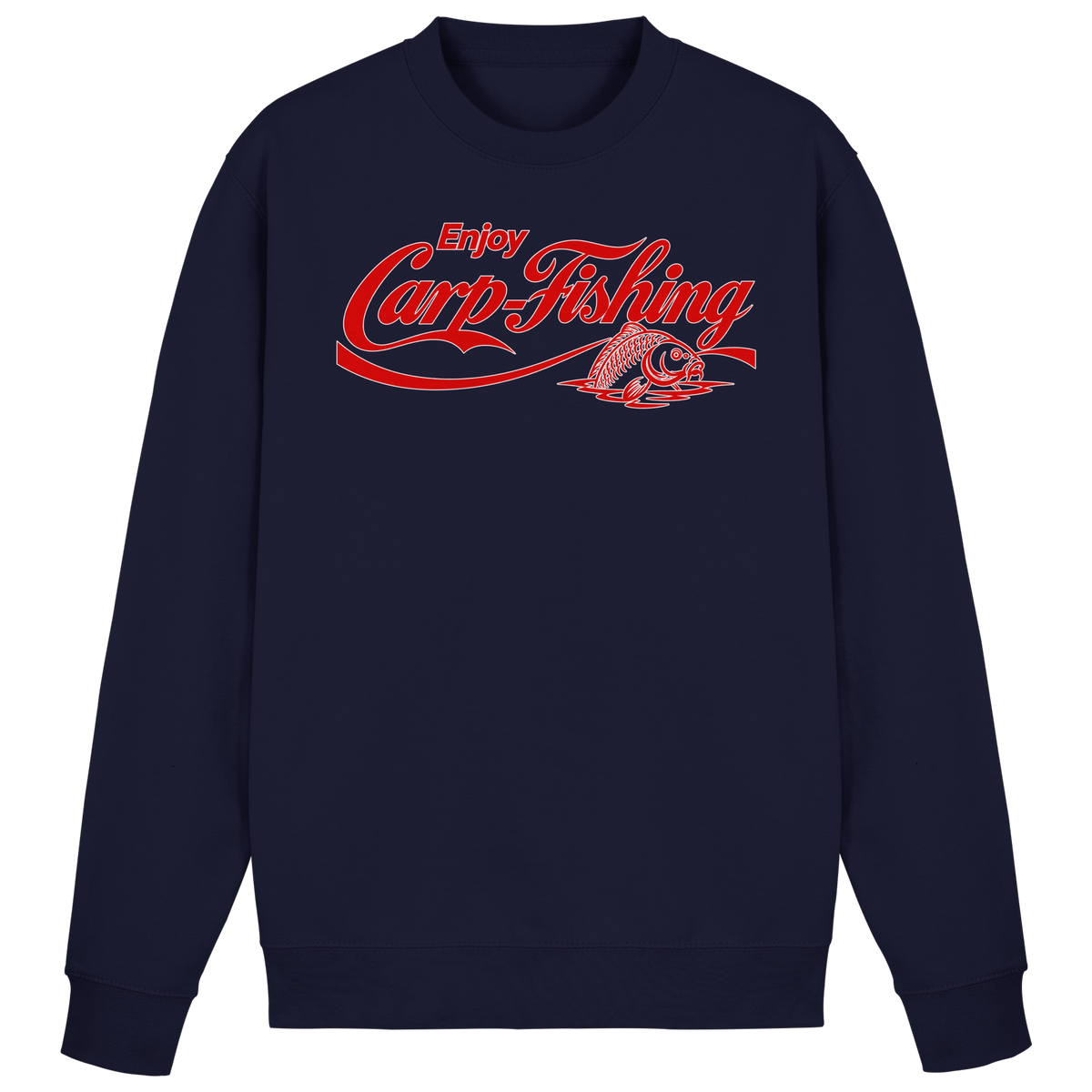 Enjoy Carp Fishing Sweatshirt – Karpfenangler Pulli für echte Carp Fishing Fans