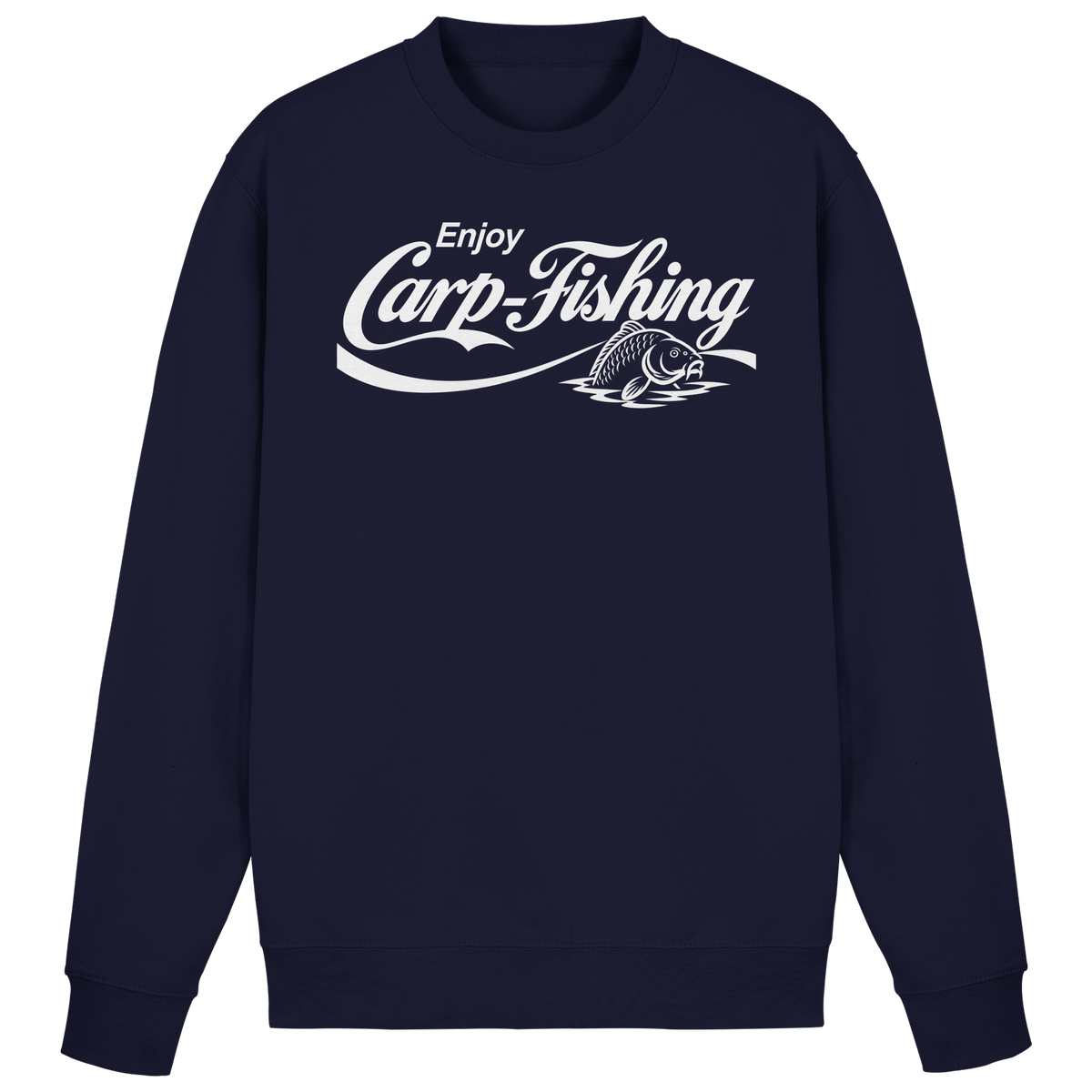 Enjoy Carp Fishing Sweatshirt – Karpfenangler Pulli für echte Carp Fishing Fans