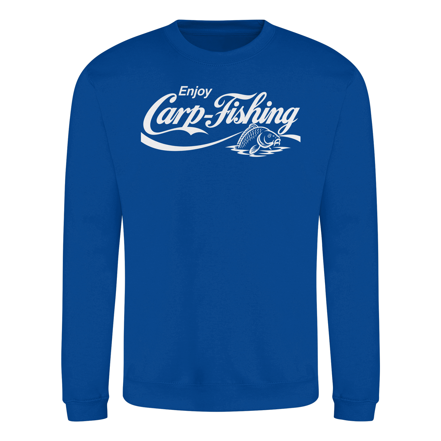 Enjoy Carp Fishing Sweatshirt – Karpfenangler Pulli für echte Carp Fishing Fans