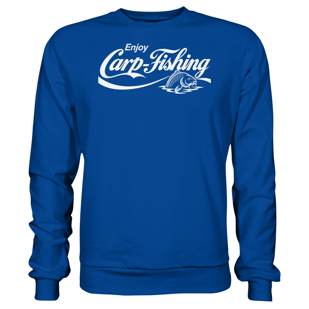Enjoy Carp Fishing Sweatshirt – Karpfenangler Pulli für echte Carp Fishing Fans