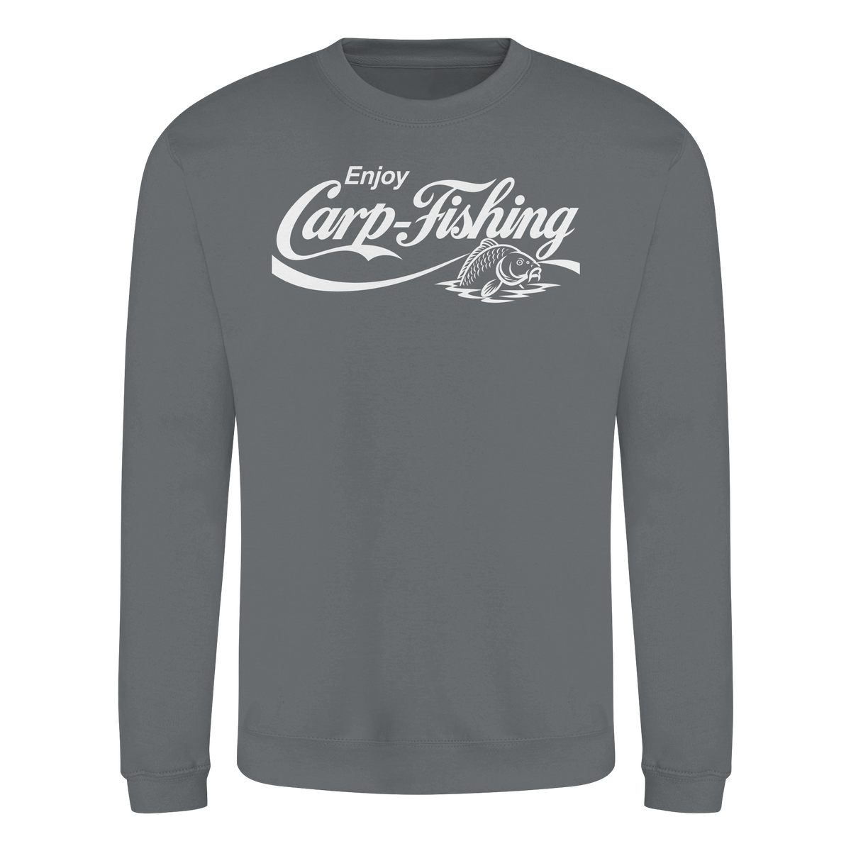 Enjoy Carp Fishing Sweatshirt – Karpfenangler Pulli für echte Carp Fishing Fans
