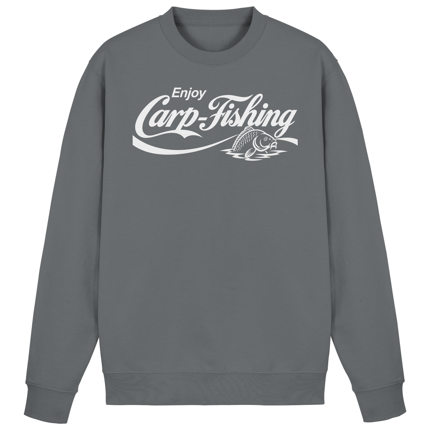 Enjoy Carp Fishing Sweatshirt – Karpfenangler Pulli für echte Carp Fishing Fans