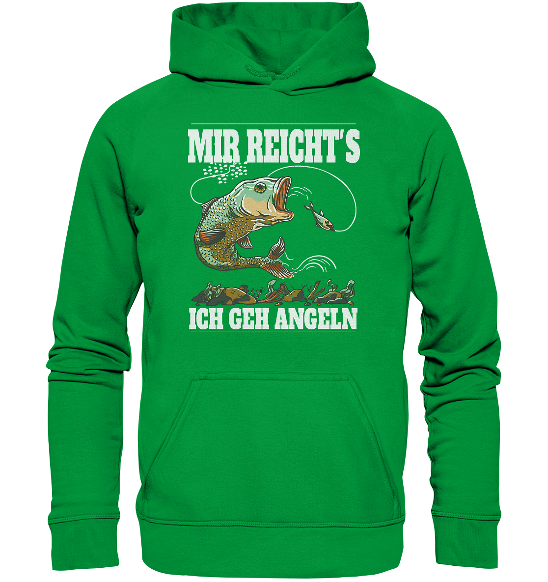 Mir reicht´s ich geh angeln - Basic Unisex Hoodie