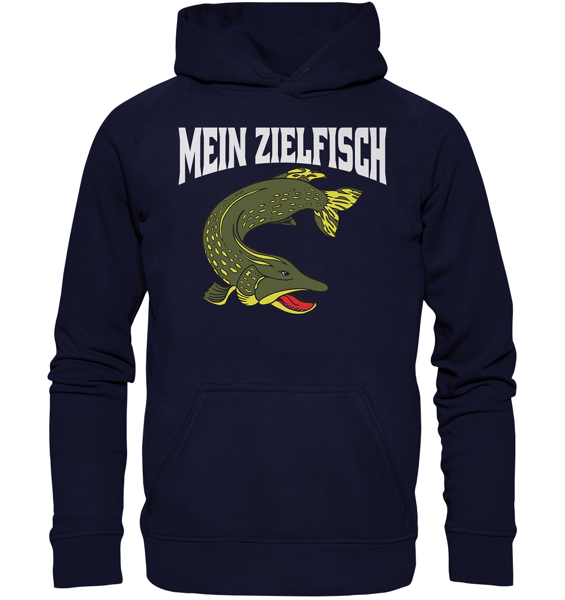 Mein Zielfisch Hecht - Basic Unisex Hoodie