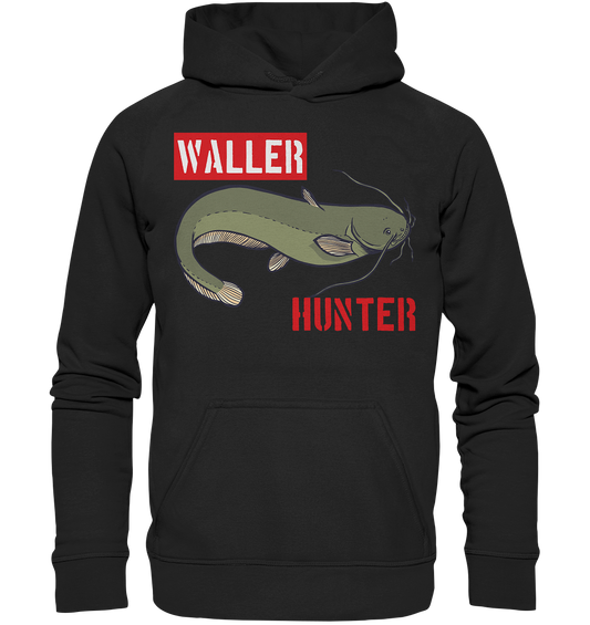 Waller Hunter - Wels Angler - Basic Unisex Hoodie