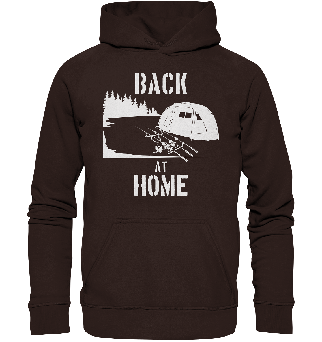 Back at Home - Karpfenangeln - Basic Unisex Hoodie