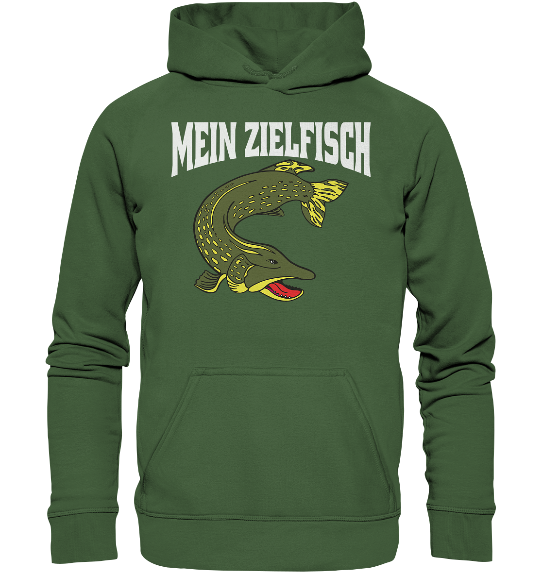 Mein Zielfisch Hecht - Basic Unisex Hoodie