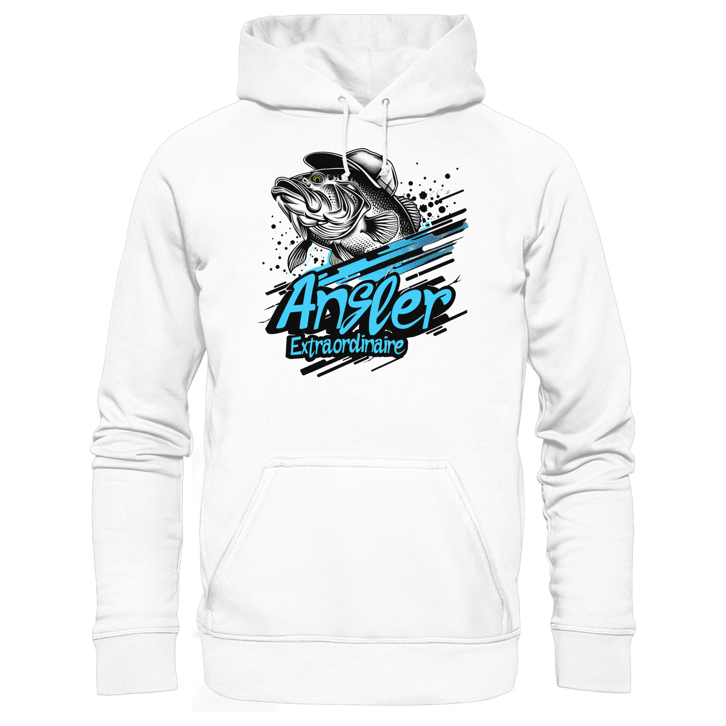 Angler Extraordinaire Hoodie KaPu Barsch Bass Fishing Geschenk