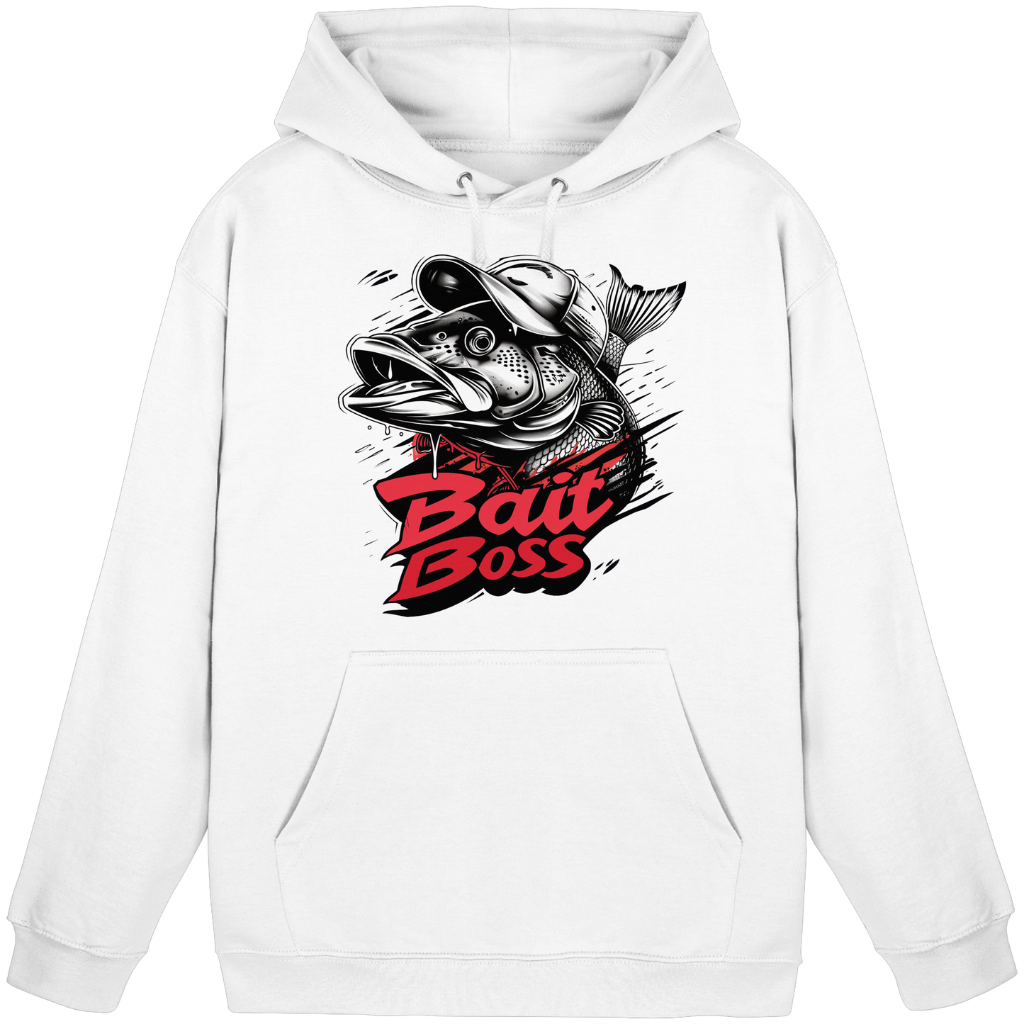Bait Boss Hoodie – Angler KaPu Fishing Bass Barsch Köder Angeln